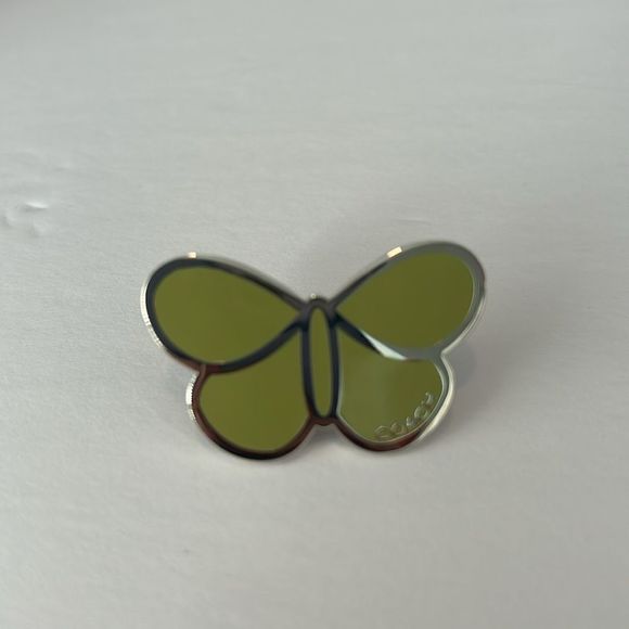 NWOT COACH Vintage Green Enamel Butterfly
Lapel Pin Brooch Purse Backpack Charm - Picture 3 of 6